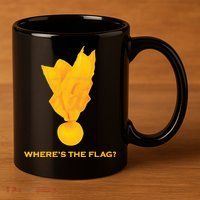 Wheres The Flag Football Penalty Flag 11oz C Handle Ceramic Mug