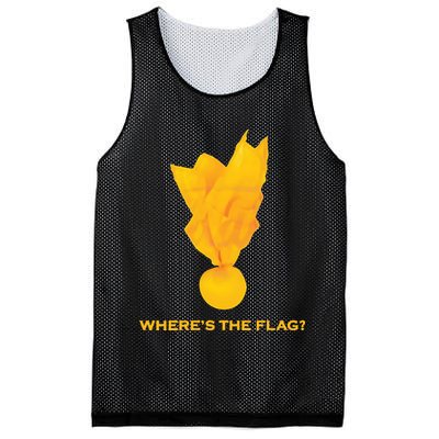 Wheres The Flag Football Penalty Flag Mesh Reversible Basketball Jersey Tank