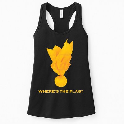 Wheres The Flag Football Penalty Flag Womens Tank Top