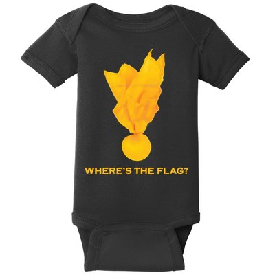 Wheres The Flag Football Penalty Flag Baby Bodysuit