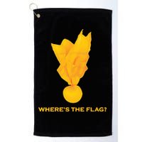 Wheres The Flag Football Penalty Flag Golf Towel