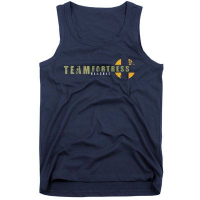 Worn Team Fortress Word Logo Tank Top