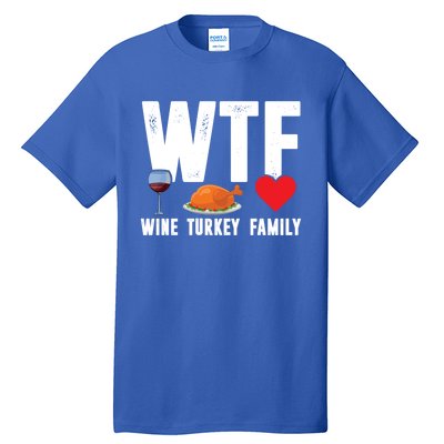 Wine Turkey Family Gift Tall T-Shirt