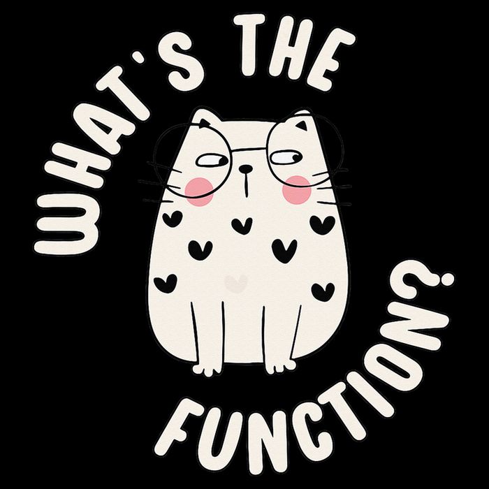 Whats The Function ABA Therapist Behavior Analyst Cat Lover 16 in Basic Backpack