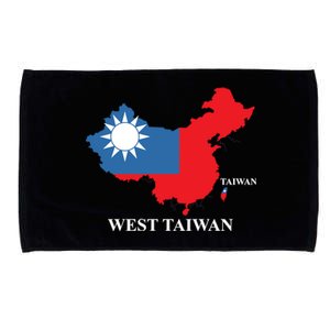 West Taiwan Funny China Map Define China Is West Taiwan Gift Microfiber Hand Towel