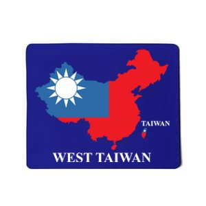 West Taiwan Funny China Map Define China Is West Taiwan Gift Mousepad