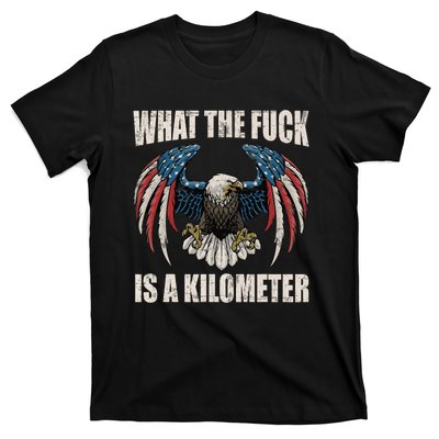 What The Fuck Is A Kilometer George Washington July 4th T-Shirt