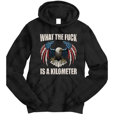 What The Fuck Is A Kilometer George Washington July 4th Tie Dye Hoodie