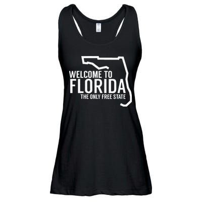 Welcome to Florida The ONLY Free State Ladies Essential Flowy Tank