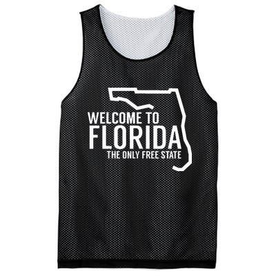 Welcome to Florida The ONLY Free State Mesh Reversible Basketball Jersey Tank
