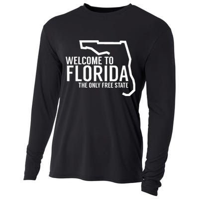 Welcome to Florida The ONLY Free State Cooling Performance Long Sleeve Crew