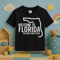 Welcome to Florida The ONLY Free State Toddler T-Shirt