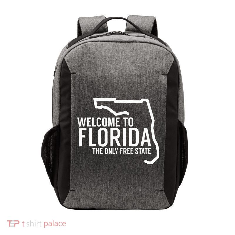Welcome to Florida The ONLY Free State Vector Backpack
