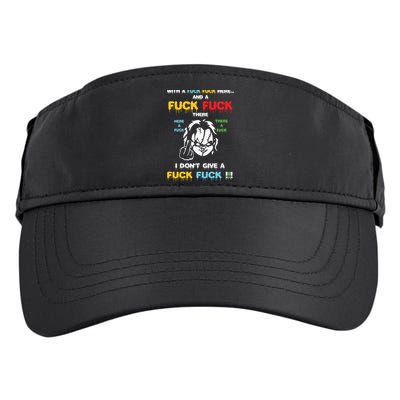 With The Fuck Everywhere Funny Horror Halloween Costume Adult Drive Performance Visor