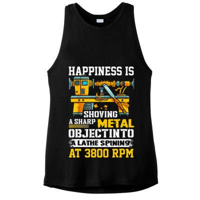 Woodturning Turning For Woodworker Or Carpenter Ladies PosiCharge Tri-Blend Wicking Tank