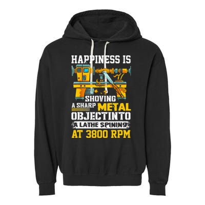 Woodturning Turning For Woodworker Or Carpenter Garment-Dyed Fleece Hoodie