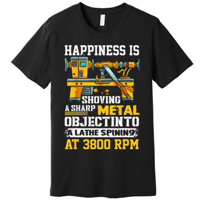 Woodturning Turning For Woodworker Or Carpenter Premium T-Shirt