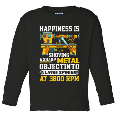 Woodturning Turning For Woodworker Or Carpenter Toddler Long Sleeve Shirt