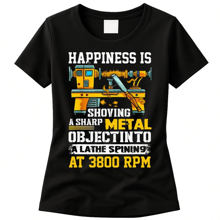 Woodturning Turning For Woodworker Or Carpenter Womens T-Shirt