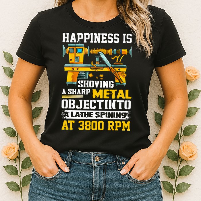 Woodturning Turning For Woodworker Or Carpenter Womens T-Shirt