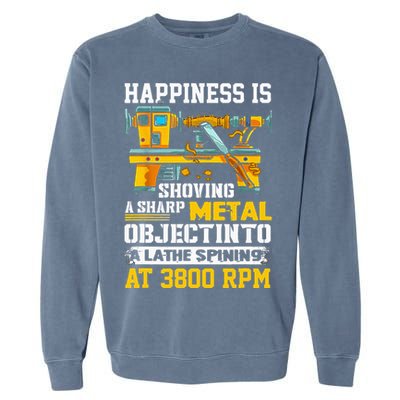Woodturning Turning For Woodworker Or Carpenter Garment-Dyed Sweatshirt