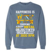 Woodturning Turning For Woodworker Or Carpenter Garment-Dyed Sweatshirt