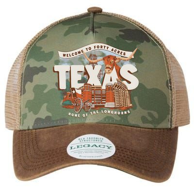 Welcome To Forty Acres Texas Home Of The Legacy Tie Dye Trucker Hat