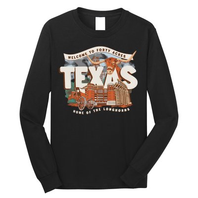 Welcome To Forty Acres Texas Home Of The Long Sleeve Shirt