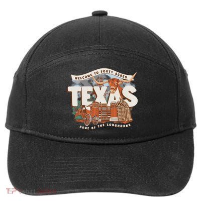 Welcome To Forty Acres Texas Home Of The 7-Panel Snapback Hat