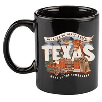 Welcome To Forty Acres Texas Home Of The 11oz C Handle Ceramic Mug