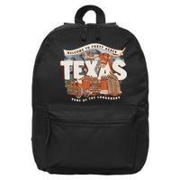 Welcome To Forty Acres Texas Home Of The 16 in Basic Backpack