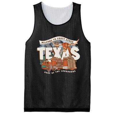Welcome To Forty Acres Texas Home Of The Mesh Reversible Basketball Jersey Tank