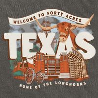 Welcome To Forty Acres Texas Home Of The Cotton Canvas Backpack