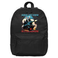 What The Fuck Is A Kilometer Funny George Washington 16 in Basic Backpack