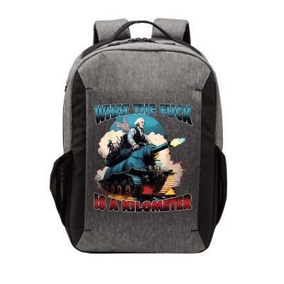 What The Fuck Is A Kilometer Funny George Washington Vector Backpack