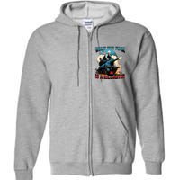 What The Fuck Is A Kilometer Funny George Washington Full Zip Hoodie