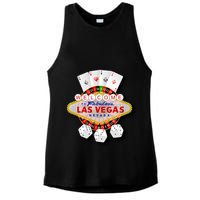 Welcome To Fabulous Las Vegas Ladies PosiCharge Tri-Blend Wicking Tank