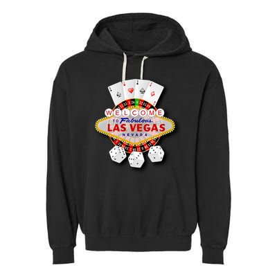 Welcome To Fabulous Las Vegas Garment-Dyed Fleece Hoodie