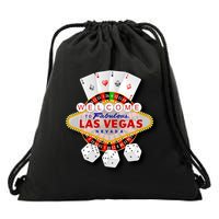Welcome To Fabulous Las Vegas Drawstring Bag