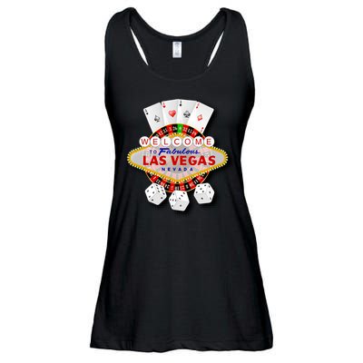 Welcome To Fabulous Las Vegas Ladies Essential Flowy Tank