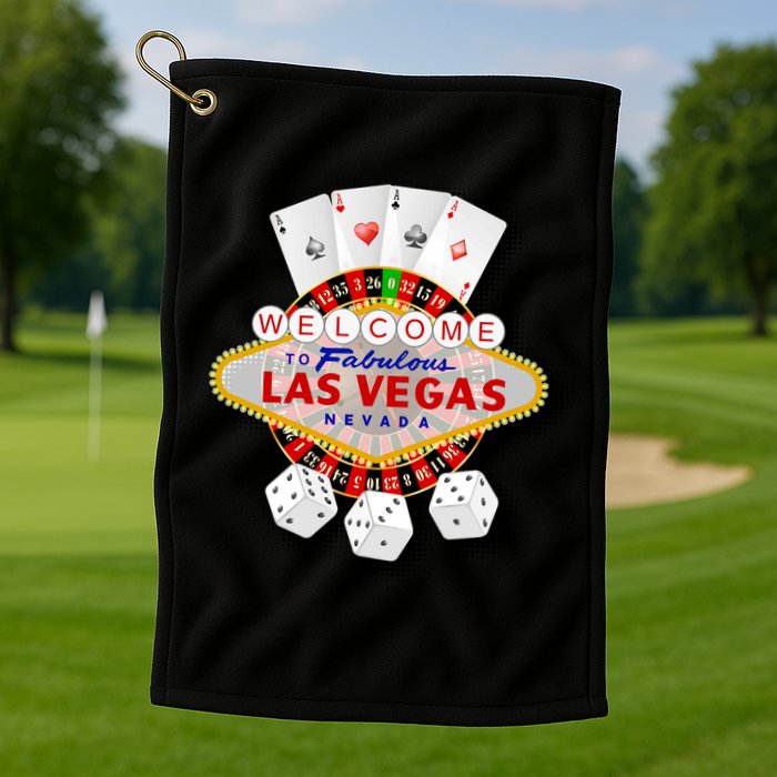 Welcome To Fabulous Las Vegas Golf Towel