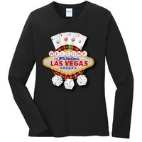 Welcome To Fabulous Las Vegas Ladies Long Sleeve Shirt