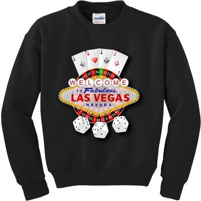Welcome To Fabulous Las Vegas Kids Sweatshirt