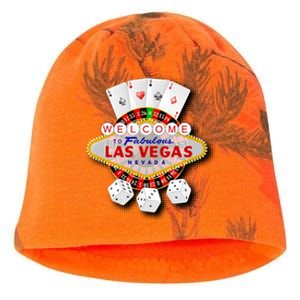 Welcome To Fabulous Las Vegas Kati - Camo Knit Beanie