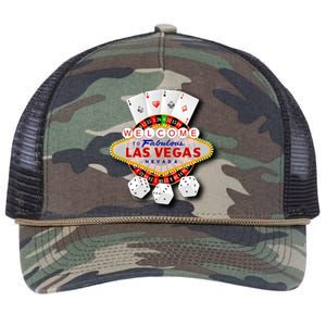 Welcome To Fabulous Las Vegas Retro Rope Trucker Hat Cap