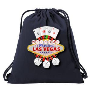 Welcome To Fabulous Las Vegas Drawstring Bag