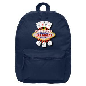 Welcome To Fabulous Las Vegas 16 in Basic Backpack