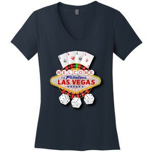 Welcome To Fabulous Las Vegas Women's V-Neck T-Shirt