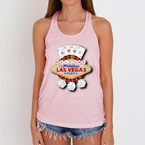 Welcome To Fabulous Las Vegas Women's Knotted Racerback Tank