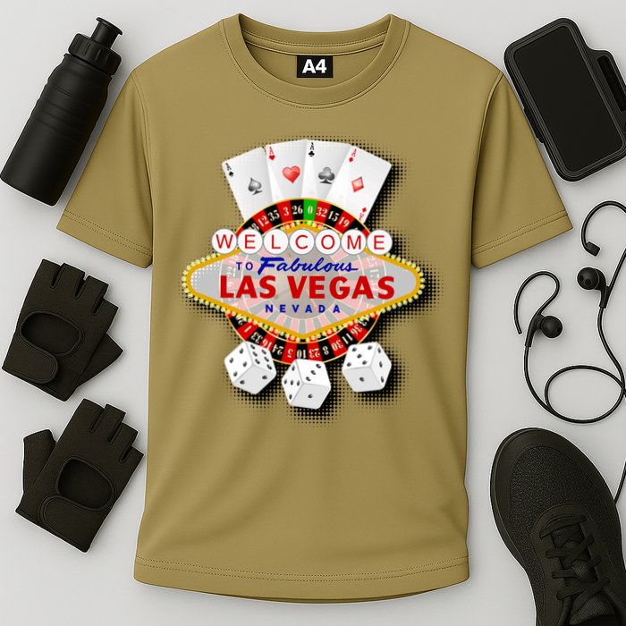 Welcome To Fabulous Las Vegas Cooling Performance Crew T-Shirt